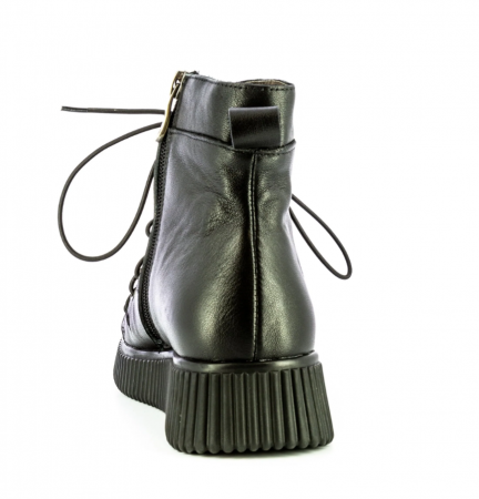 Ghete dama Laura Vita Idcao 01, piele naturala, negre [4]
