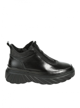 Ghete dama Ricardo Farini 2AF--25521 , piele naturala, negre [1]