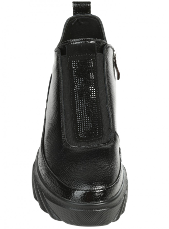 Ghete dama Ricardo Farini 2AF--25521 , piele naturala, negre [2]