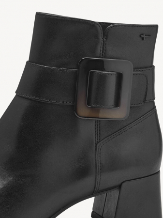 Ghete elegante dama Tamaris 1-25346-43, piele naturala, negru [1]