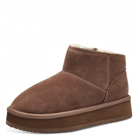 Marco Tozzi - Ghete stil UGG MARCO TOZZI 2-26833-43-376, piele intoarsa, maro