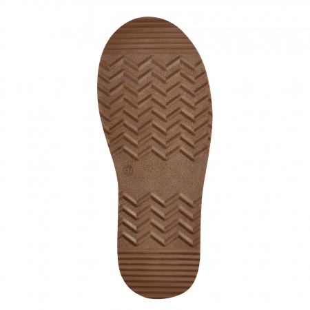 Ghete stil UGG MARCO TOZZI 2-26833-43-376, piele intoarsa, maro [1]