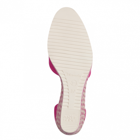 Pantofi cu talpa ortopedica Tamaris 1-22309-43, piele intoarsa, fuxia [5]
