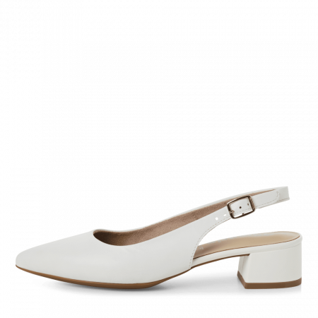 MIREASA - pantofi-decupati-la-spate-cu-toc-mediu-tamaris-1-29500-42-piele-naturala-albi