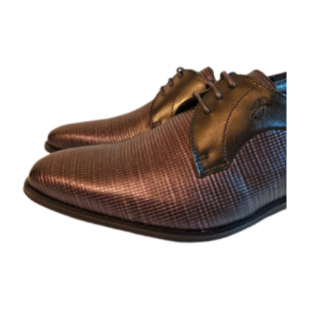 Pantofi eleganti barbati Fluchos 8963, piele naturala gri antracit [6]