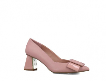 PANTOFI CASUAL - Pantofi eleganti dama Menbur Fornacis, piele ecologica, nude