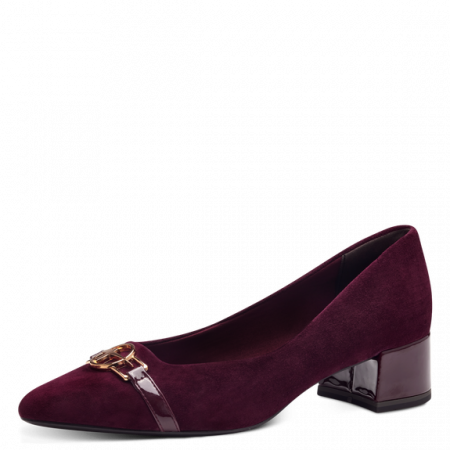 Pantofi eleganti dama Tamaris 1-22313-43, piele naturala, bordo [2]