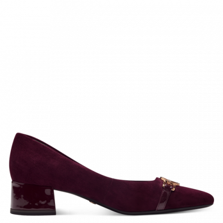 Pantofi eleganti dama Tamaris 1-22313-43, piele naturala, bordo [4]