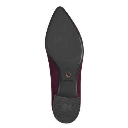 Pantofi eleganti dama Tamaris 1-22313-43, piele naturala, bordo [5]