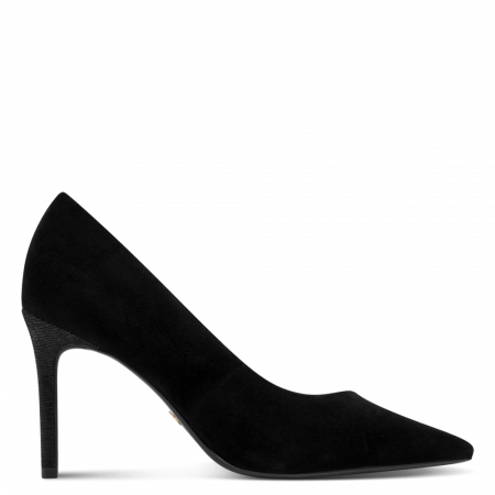 Pantofi eleganti dama Tamaris 1-22480-42, piele intoarsa, negri [1]