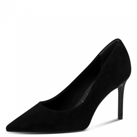 Pantofi eleganti dama Tamaris 1-22480-42, piele intoarsa, negri [2]