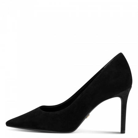 FEMEI - Pantofi eleganti dama Tamaris 1-22480-42, piele intoarsa, negri