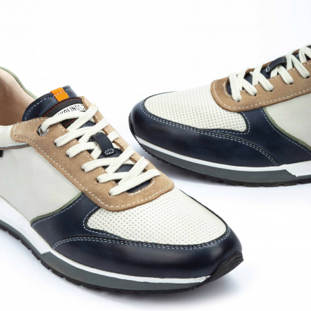 Pantofi sport barbati Pikolinos M5N-6111C2 piele naturala albastru [2]
