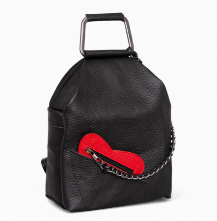 Diane Marie - rucsac-inima-din-piele-naturala