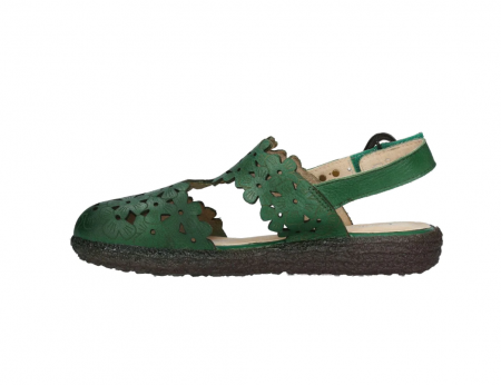 Sandale casual dama Laura Vita Gocno 226, piele naturala, verde [5]