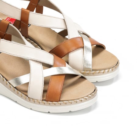 Fluchos - Sandale cu talpa ortopedica Fluchos Leza 2135, piele naturala