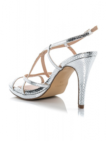 Sandale elegante Azarey 531G346, piele ecologica, argintii [1]