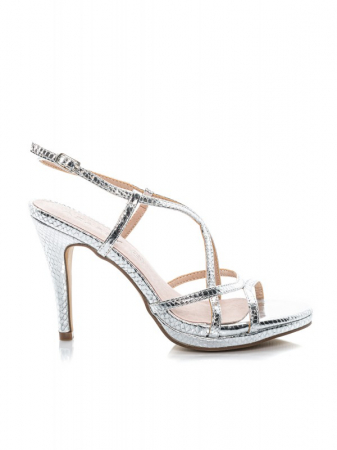 INCALTAMINTE DAMA - Sandale elegante Azarey 531G346, piele ecologica, argintii