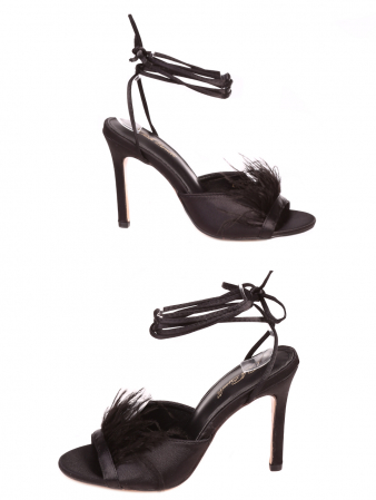 Sandale elegante cu toc Paolo Bocelli  4M-23041, negre [2]