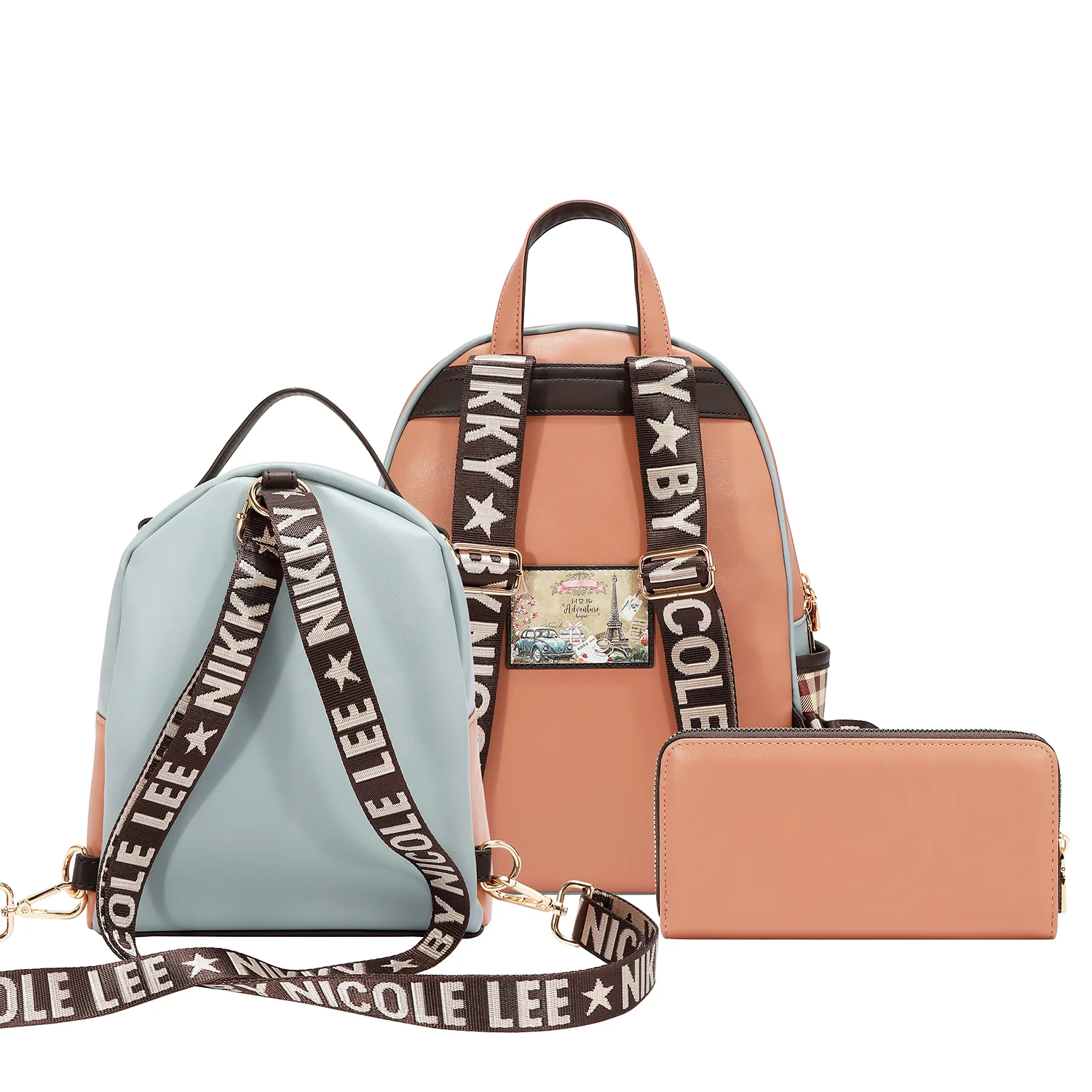 Set triplu NIKKY BY NICOLE LEE - rucsac mare, rucsac mic si portofel [3]