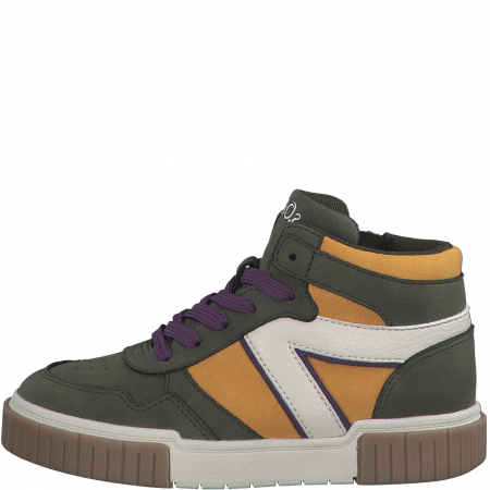 s.Oliver - Sneakers baieti S'Oliver 5-45201-39, piele ecologica, multicolor