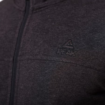 Bluza cu fermoar PEAK Crew gri inchis [3]