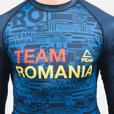 Bluza maneca lunga Peak Tight TeamRomania20 albastru [4]