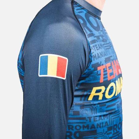 Bluza maneca lunga Peak Tight TeamRomania20 albastru [5]