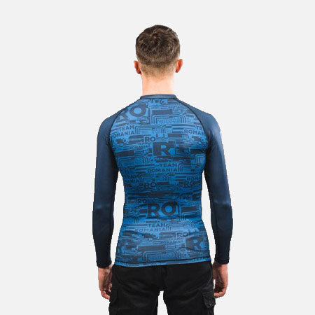 Bluza maneca lunga Peak Tight TeamRomania20 albastru [3]
