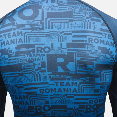 Bluza maneca lunga Peak Tight TeamRomania20 albastru [6]