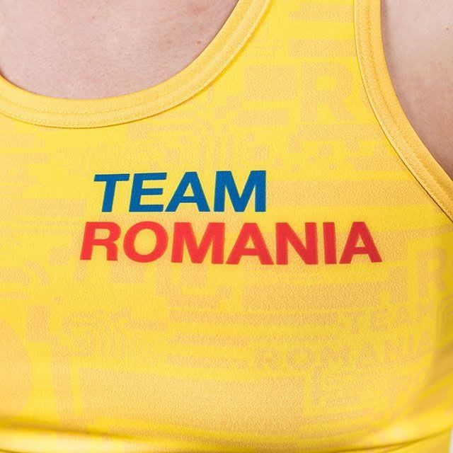 Bustiera Peak TeamRomania20 dama galben [4]