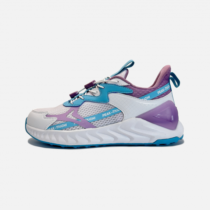 Pantofi sport copii Peak alb/mov [2]
