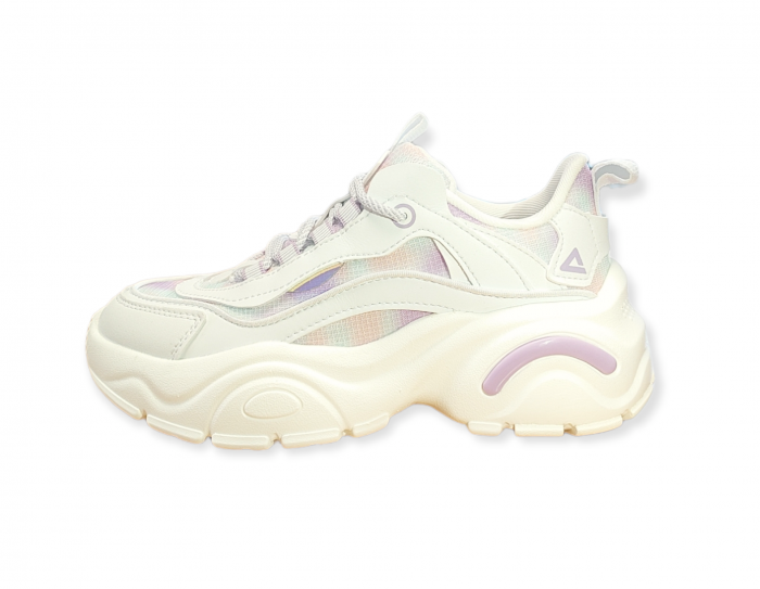 Pantofi sport Fashion Casual dama alb/mov [2]