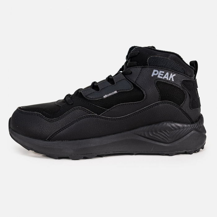 Pantofi sport iarna Casual High Cut negri [3]
