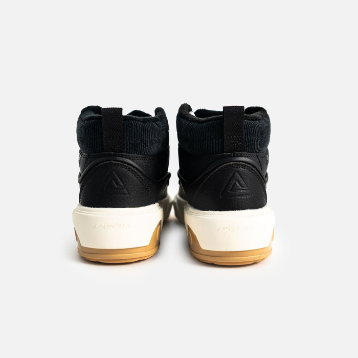 Pantofi sport iarna Peak Casual High Top negru/canvas alb [3]
