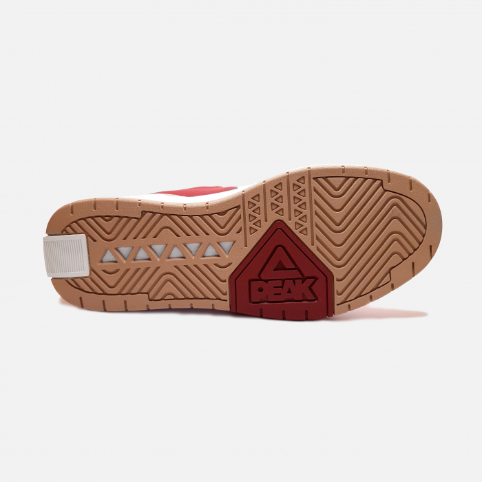 Pantofi sport Peak Skateboards barbati alb/rosu [3]