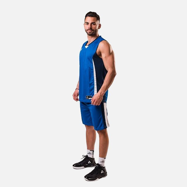 Set maiou/short baschet PEAK Floater albastru/navy/alb [3]