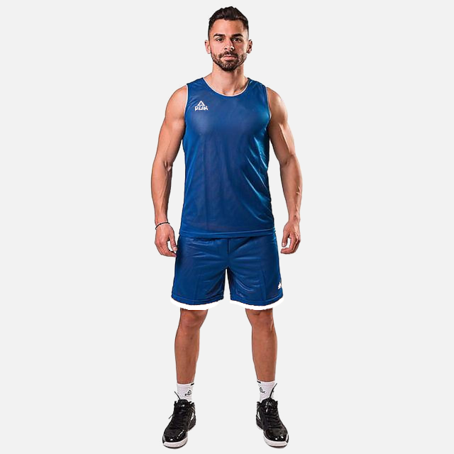 Set maiou/short baschet reversibil PEAK S3Ball albastru/alb [1]