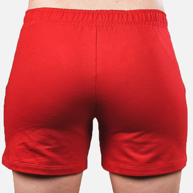 Short Prezentare bumbac dama rosu [3]