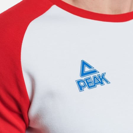 Trening Bumbac Masculin PEAK TeamROmania19 alb/rosu [3]