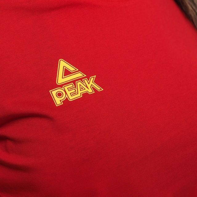 Tricou bumbac Feminin PEAK TeamROmania19 rosu [5]