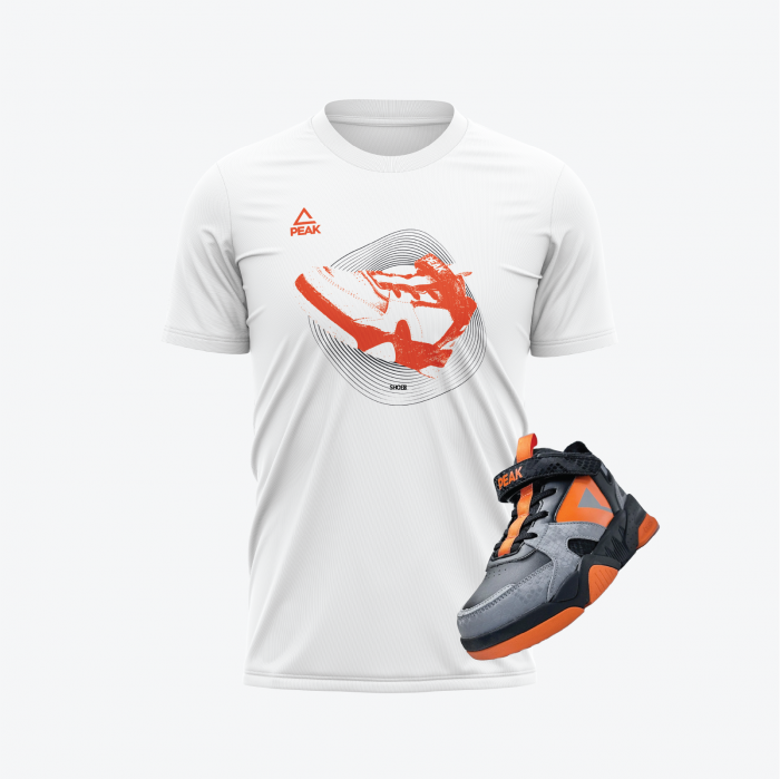 Tricou bumbac Peak FreeFlow alb [2]