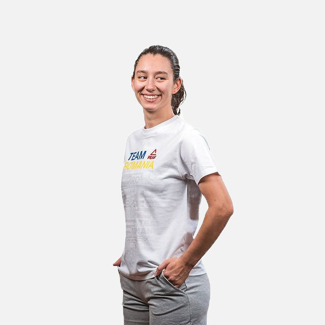 Tricou bumbac PEAK TeamRomania20, alb [4]