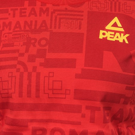 Tricou bumbac TeamRomania20 rosu feminin [3]