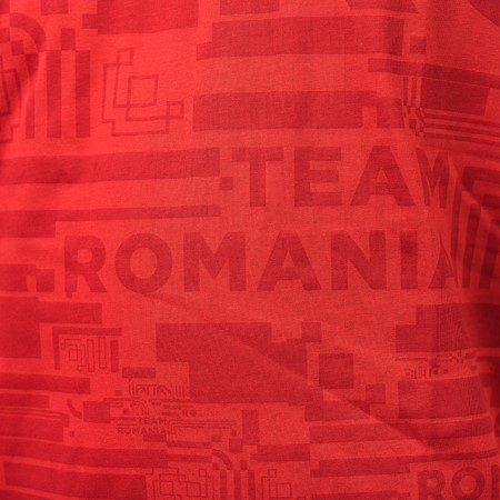 Tricou bumbac TeamRomania20 rosu masculin [4]