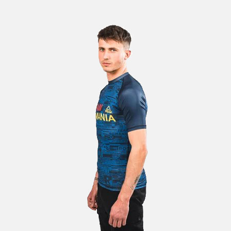 Tricou maneca scurta Peak Tight TeamRomania20 albastru [2]