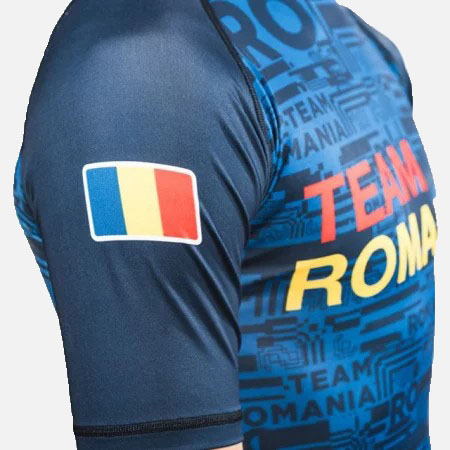 Tricou maneca scurta Peak Tight TeamRomania20 albastru [5]