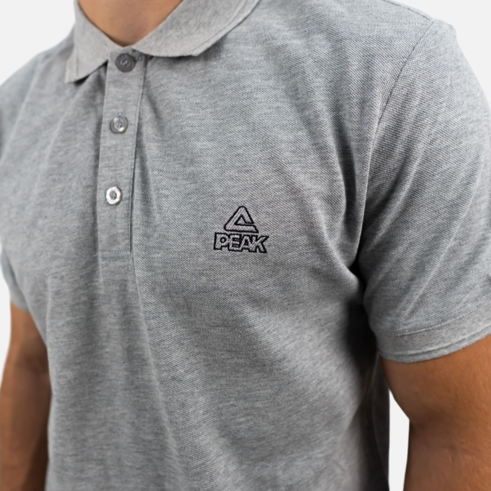 Tricou Polo PEAK Crew II barbati gri [2]