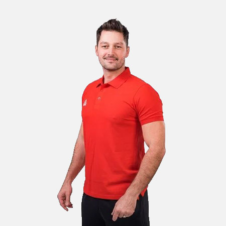 Tricou polo PEAK Crew rosu [2]
