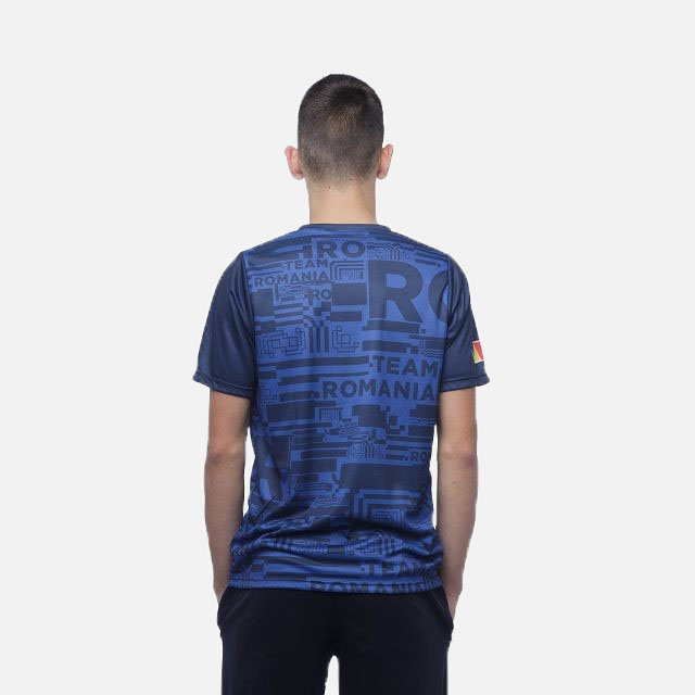 Tricou Poly Peak TeamRomania20 albastru [4]